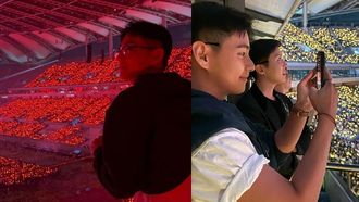 BTS V And J-Hope Attend IU's Concert