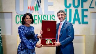 تكريم المسؤولين عن إنجازات مؤتمر المناخ COP28