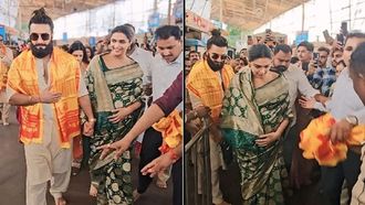 Deepika & Ranveer Seek Divine Blessings