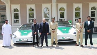 Dubai Police's New Tesla Traffic Patrol