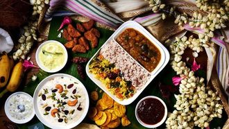 Emirates Onam Festive Flight Features