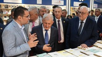 Iraqi President Visits Muslim Council Pavilion
