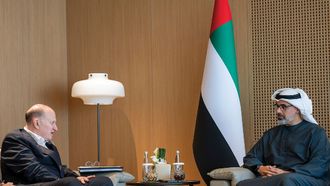 Khaled Bin Mohamed Meets HSBC Chairman