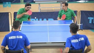 أبطال تنس الطاولة البارالمبية في تبوك