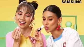 Samsung And Benefit Launch Flip.Set.Glow Campaign