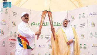 Saudi Games Torch Arrives In Qassim