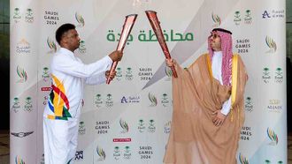 Saudi Games 2024 Torch In Jeddah