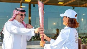 شعلة الألعاب السعودية في مهرجان الطائف