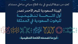 قوانين جديدة لليخوت في السعودية