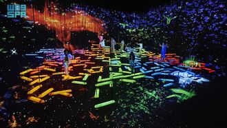 Interactive Art At TeamLab Jeddah For National Day