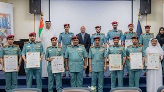 شرطة عجمان تحصد اثنتي عشرة جائزة دولية