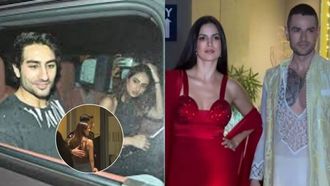 Ibrahim Ali Khan And Palak Tiwari At Diwali Bash