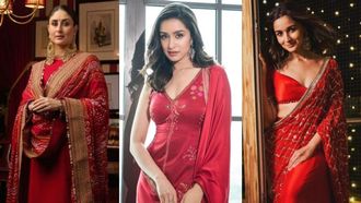 Red Ethnic Fashion For Navratri Day 6