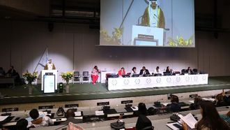 صقر غباش يتحدث عن التكنولوجيا في جمعية الاتحاد البرلماني الدولي