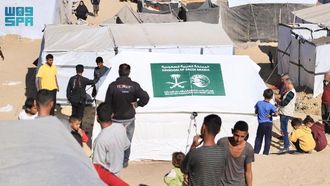 ضحايا غزة يشكرون السعودية على مساعداتها