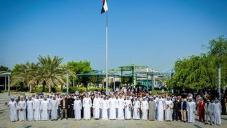 مصدر تحتفل بيوم العلم في الإمارات