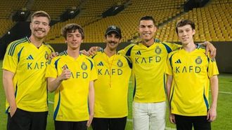 رونالدو والسيد بيست يعلنان عن تعاون كبير