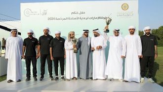 اختتام بطولة الإمارات للرماية بالأسلحة المرخصة