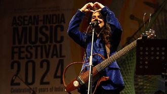 Jasleen Royal Shines At ASEAN India Music Festival