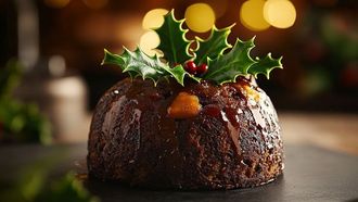 Ancient Christmas Pudding With A UAE Touch