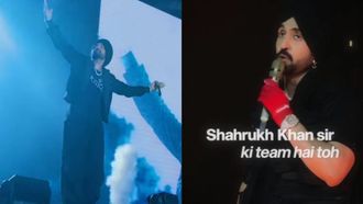 Diljit Dosanjh Pays Tribute To SRK In Kolkata