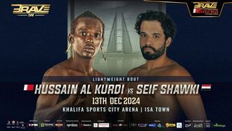 Hussain Al Kurdi's MMA Journey Begins At BRAVE CF 91