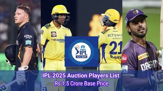 IPL 2025 Auction Players With Rs 1.50 Crore Base Price