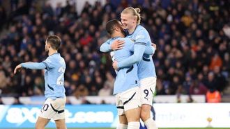 مانشستر سيتي يفوز على ليستر سيتي