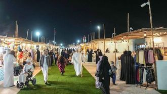 مهرجان البضائع البحرية يشهد حضورًا جماهيريًا كبيرًا