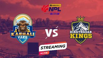 Karnali Yaks Vs Biratnagar Kings Live Streaming