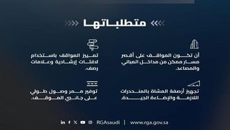 معايير جديدة لمواقف السيارات للأشخاص ذوي الإعاقة في السعودية