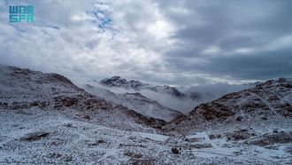 Snow-Capped Mountains Of Tabuk Region