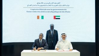 الإمارات وكوت ديفوار تتفقان على تشكيل شراكة حكومية