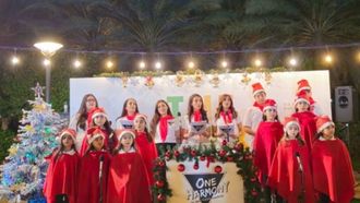 احتفالات حديقة أم الإمارات بأعياد الميلاد