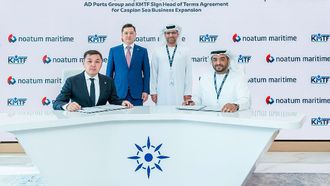 AD Ports Group Strengthens Ties With KazMorTransFlot