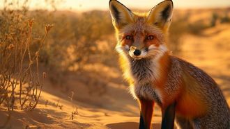 Arabian Red Fox Reclaims Its Desert Habitat
