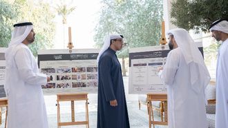Sheikh Mansour Reviews Development Strategy