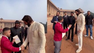 Navdeep Singh's Joyful Moment At Awards