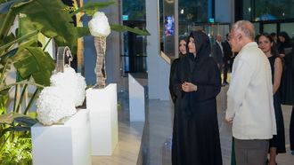 Latifa Bint Mohammed Opens Art Exhibition In Dubai