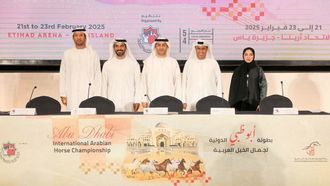 Abu Dhabi Horse Championship Starts Tomorrow