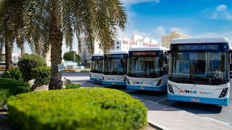عجمان تشهد ارتفاعاً ملحوظاً في رحلات النقل العام