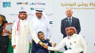 تتويج الفائزين ببطولة روشين 2025 للبوتشيا