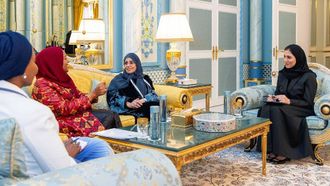 Al Qasimi Welcomes Zanzibar's First Lady