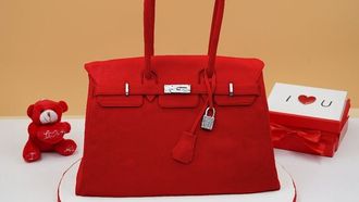 Mister Baker's Stylish Birkin Cake For Valentine's