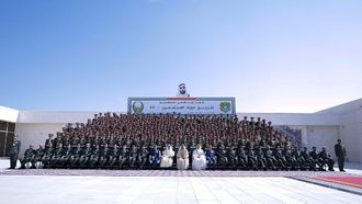 حفل تخريج مرشحي الضباط في كلية زايد الثانية