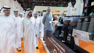 Mohammed Bin Rashid At World Of Coffee 2025