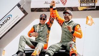 العطية يفوز برالي أبوظبي الصحراوي الخامس