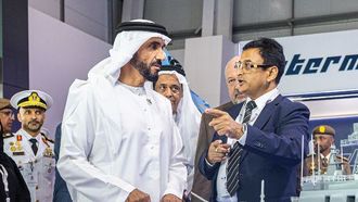 الشيخ نهيان يفتتح معرض نافدكس 2025