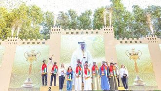 إسطبلات الوثبة تفوز بكأس رئيس الدولة