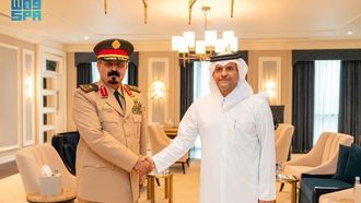 الشيخ سعود بن صقر القاسمي يبحث مع زعيم التحالف قضايا الإرهاب